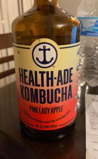 Health-ade Llc. , KOMBUCHA BUBBLY PROBIOTIC TEA, PINK LADY APPLE, barcode: 0851861006126, has 0 potentially harmful, 0 questionable, and
2 added sugar ingredients.