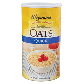 Wegmans Food Markets, Inc., Wegmans Quick Oats, barcode: 0778904285040, has 0 potentially harmful, 0 questionable, and
    0 added sugar ingredients.