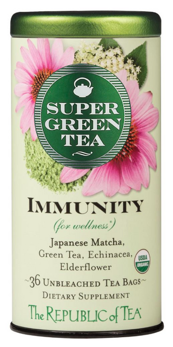 The Republic Of Tea, Inc., IMMUNITY MATCHA AND GREEN TEA BLEND, barcode: 0742676409137, has 0 potentially harmful, 0 questionable, and
    0 added sugar ingredients.