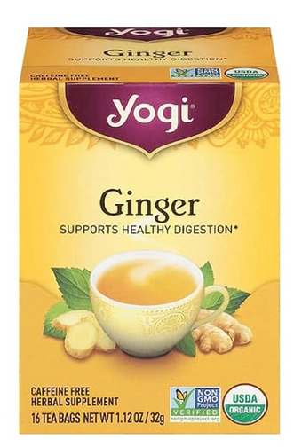 Yogi, Yogi Ginger Tea, barcode: 0076950450110, has 0 potentially harmful, 0 questionable, and
    0 added sugar ingredients.