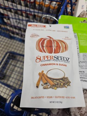 Superseedz, Superseedz Pumpkin Seeds 5 Oz, barcode: 0860034000045, has 0 potentially harmful, 0 questionable, and
    1 added sugar ingredients.