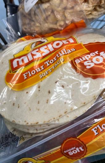 Mission Foods Inc, MISSION, SUPER SOFT, FLOUR TORTILLAS, barcode: 0073731004159, has 1 potentially harmful, 3 questionable, and
    1 added sugar ingredients.