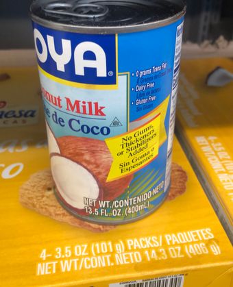 Goya Foods, Inc. , COCONUT MILK, barcode: 0041331021647, has 0 potentially harmful, 1 questionable, and
    0 added sugar ingredients.