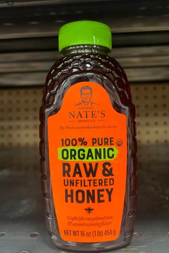 North Dallas Honey Company Lp, 100% PURE ORGANIC RAW & UNFILTERED HONEY, barcode: 0038778610169, has 0 potentially harmful, 0 questionable, and
    1 added sugar ingredients.
