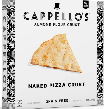 Cappello's, Cappellos Grain Free Margherita Pizza 10.82 oz, barcode: 0859553004405, has 0 potentially harmful, 1 questionable, and
    1 added sugar ingredients.