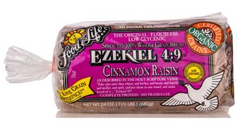 Food For Life Baking Co Inc, CINNAMON RAISIN FLOURLESS SPROUTED GRAIN BREAD, barcode: 0073472001318, has 0 potentially harmful, 0 questionable, and
0 added sugar ingredients.