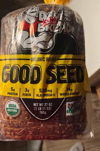 Avb Corp., DAVE'S KILLER BREAD, ORGANIC GOOD SEED BREAD, barcode: 0013764027039, has 0 potentially harmful, 0 questionable, and
    2 added sugar ingredients.