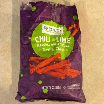 Sprouts, Sprouts Chili Lime Tortilla Chips, barcode: 0646670517600, has 3 potentially harmful, 5 questionable, and
    1 added sugar ingredients.