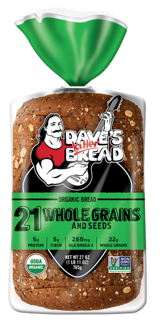 Avb Corp., ORGANIC 21 WHOLE GRAINS AND SEEDS BREAD, barcode: 0013764027053, has 0 potentially harmful, 0 questionable, and
    2 added sugar ingredients.