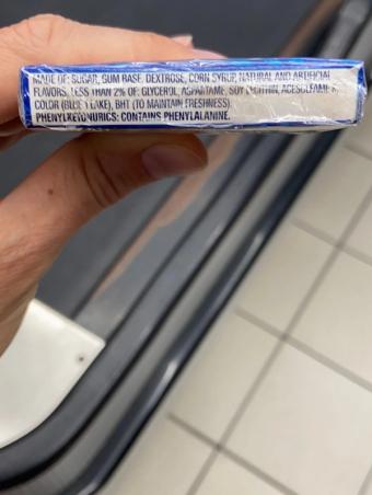 Wrigley's, Winterfresh Gum, barcode: 0000002266901, has 5 potentially harmful, 1 questionable, and
    3 added sugar ingredients.