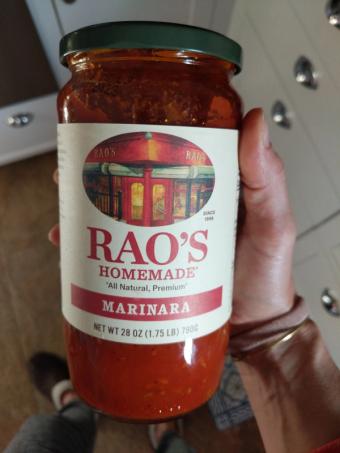 Rao's Homamade, Marinara, barcode: 0747479000413, has 0 potentially harmful, 0 questionable, and
    0 added sugar ingredients.