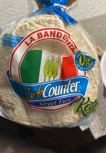 La Banderita, La Banderita CarbCounter Street Taco Flour Tortillas 16 ea, barcode: 0027331033170, has 4 potentially harmful, 4 questionable, and
0 added sugar ingredients.