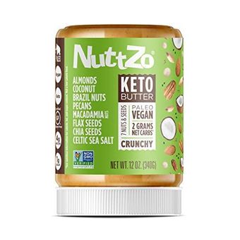 Nuttzo Llc, KETO BUTTER CRUNCHY 7 NUT & SEED BUTTER, KETO BUTTER CRUNCHY, barcode: 0894697002788, has 0 potentially harmful, 0 questionable, and
    0 added sugar ingredients.
