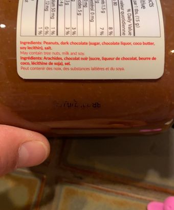 MUMGRY, Chocolate Peanut Butter, barcode: 0627987210934, has 0 potentially harmful, 1 questionable, and
    1 added sugar ingredients.