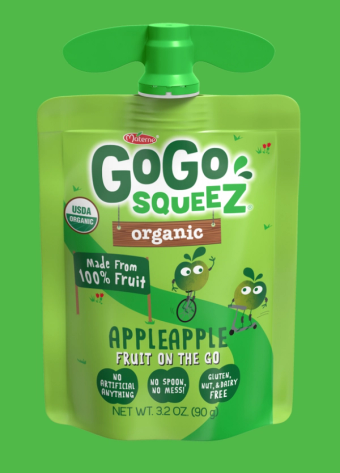 Gogo Squeez, GoGo Squeez Organic Appleapple, barcode: 0890000001578, has 0 potentially harmful, 0 questionable, and
    0 added sugar ingredients.