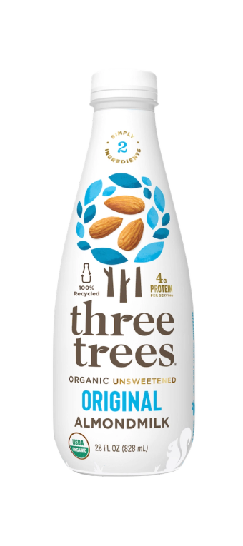 Three Trees, Original Almond Milk Unsweetened, Organic, barcode: 0859918004255, has 0 potentially harmful, 0 questionable, and
    0 added sugar ingredients.