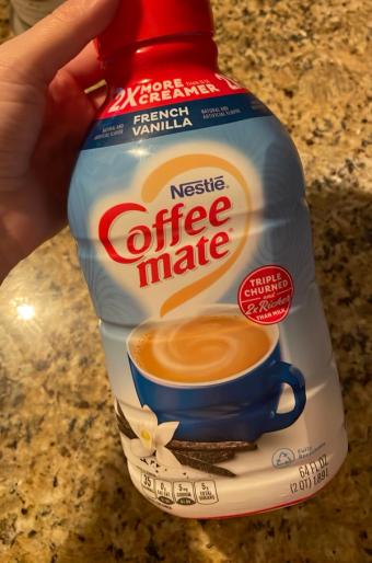 Nestle Usa Inc., FRENCH VANILLA FLAVOR COFFEE CREAMER, FRENCH VANILLA, barcode: 0050000350223, has 6 potentially harmful, 2 questionable, and
    1 added sugar ingredients.