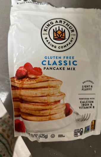 The King Arthur Flour Company, Inc., GLUTEN FREE PANCAKE MIX, barcode: 0071012075034, has 1 potentially harmful, 2 questionable, and
    1 added sugar ingredients.