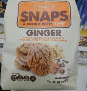 D. F. Stauffer Biscuit Co. Inc, GINGER SNAPS, barcode: 0072320124421, has 1 potentially harmful, 3 questionable, and
    2 added sugar ingredients.