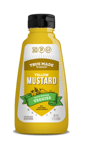 True Made Foods, True Made Foods Yellow Mustard, barcode: 851099004444, has 0 potentially harmful, 0 questionable, and
    0 added sugar ingredients.