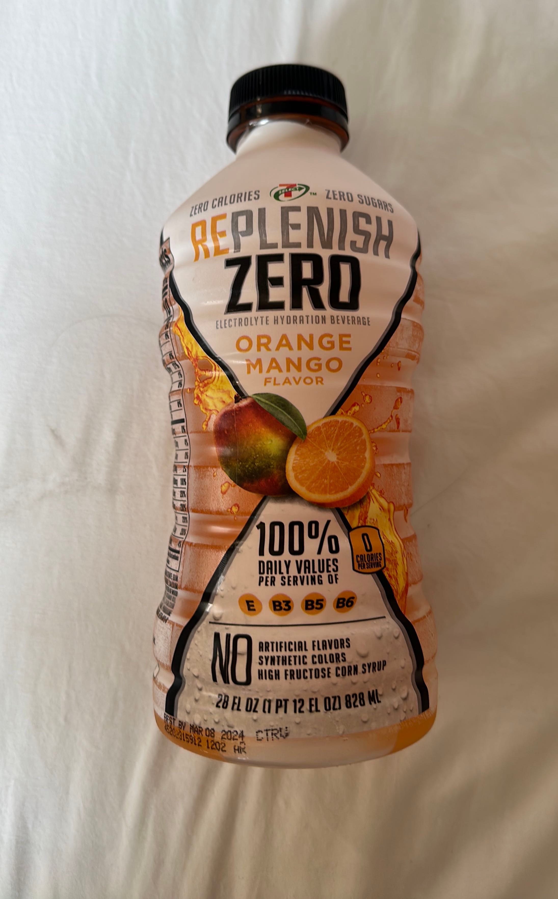 7 Select Zero Electrolyte Orange Mango Flavor Hydration