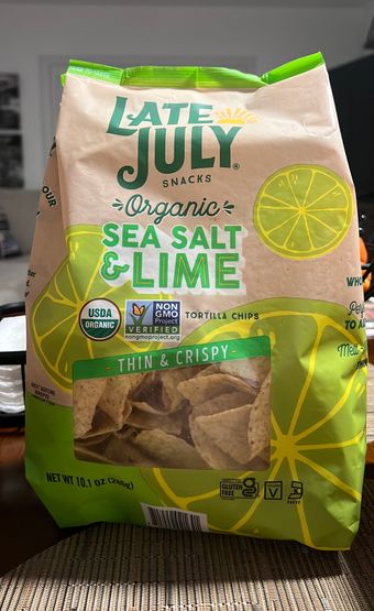 Snyder's-lance, Inc., SEA SALT & LIME ORGANIC RESTAURANT STYLE TORTILLA CHIPS, SEA SALT & LIME, barcode: 0890444000274, has 0 potentially harmful, 2 questionable, and
    0 added sugar ingredients.