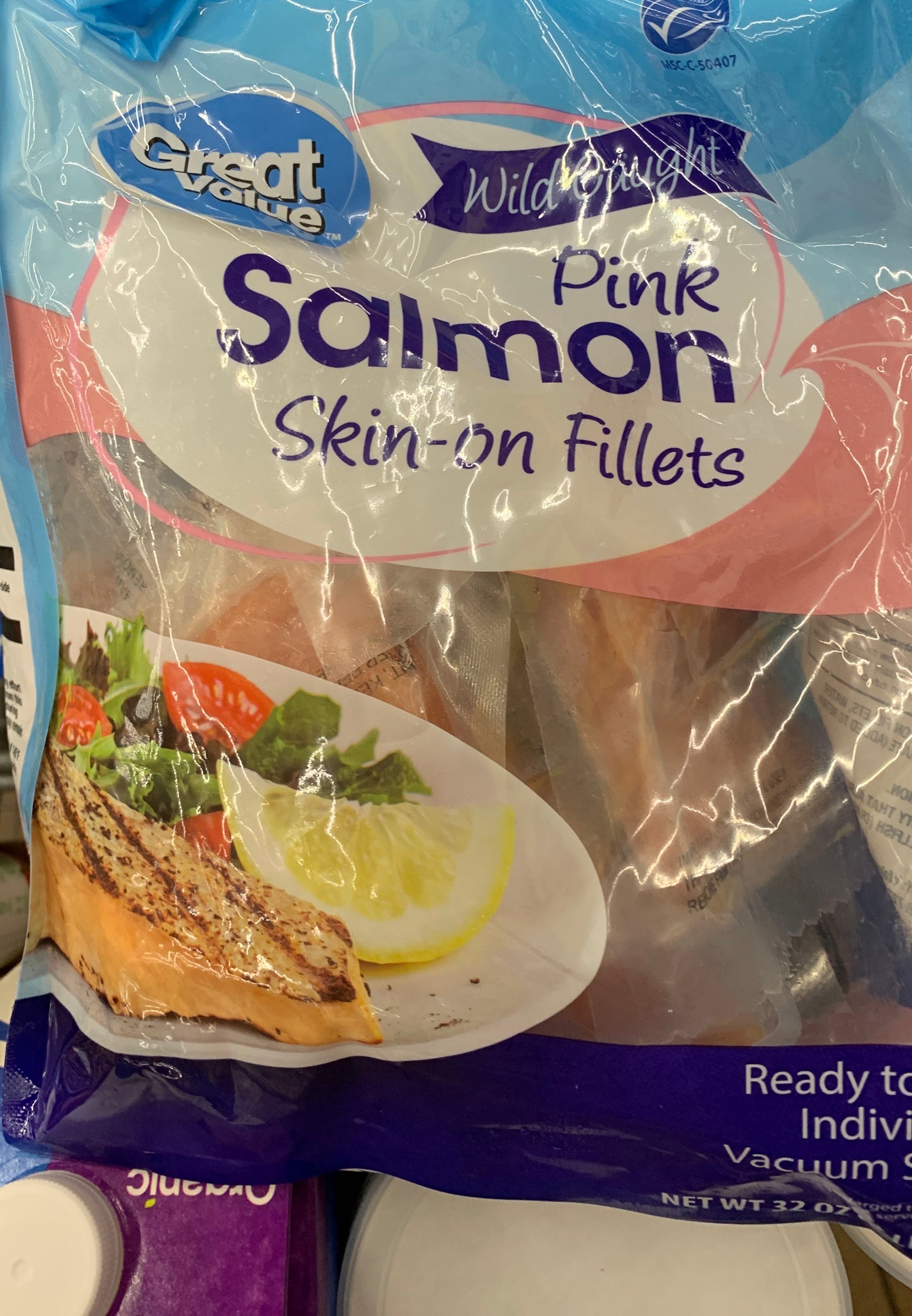 WILD CAUGHT PINK SALMON SKIN-ON FILLETS - Trash Panda App