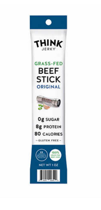 Think Jerky, Think Jerky Original Beef Stick 1 Oz, barcode: 0850941006599, has 0 potentially harmful, 1 questionable, and
    0 added sugar ingredients.