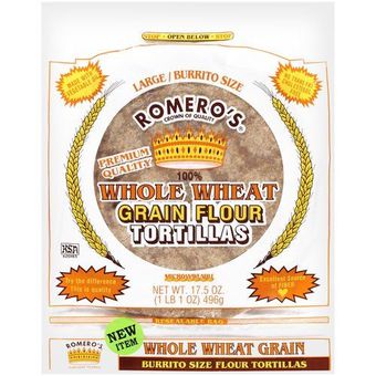 Romero's, Whole Weat Grain Flour tortillas, barcode: 0021108202110, has 3 potentially harmful, 5 questionable, and
    1 added sugar ingredients.