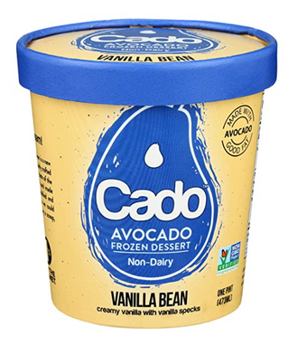 Cado, CADO VANILLA BEAN NON-DAIRY FROZEN DESSERT, barcode: 0853345008039, has 0 potentially harmful, 1 questionable, and
    1 added sugar ingredients.