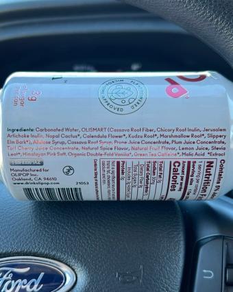 Olipop, Doctor Goodwin, barcode: 0850027702209, has 0 potentially harmful, 2 questionable, and
    1 added sugar ingredients.