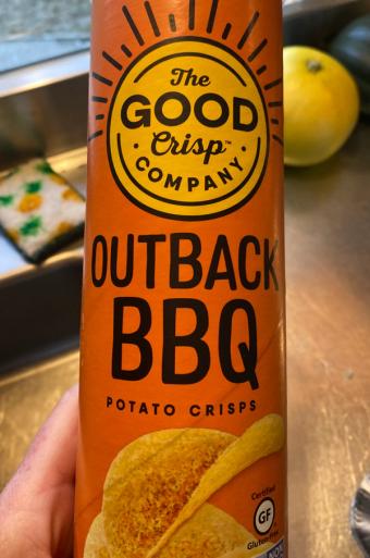 The Good Crisp Company, The Good Crisp Company Outback BBQ Potato Crisps 5.6 oz, barcode: 0851562007170, has 1 potentially harmful, 5 questionable, and
2 added sugar ingredients.