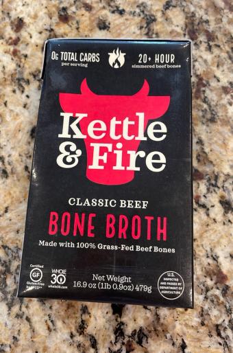Kettle And Fire Llc, CLASSIC BEEF BONE BROTH, CLASSIC BEEF, barcode: 0851702007008, has 0 potentially harmful, 0 questionable, and
0 added sugar ingredients.