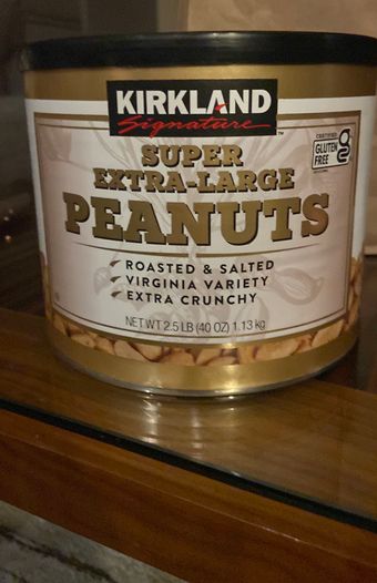 Costco Companies Inc., SUPER EXTRA LARGE PEANUTS, ROASTED & SALTED, barcode: 0096619222490, has 0 potentially harmful, 1 questionable, and
    0 added sugar ingredients.