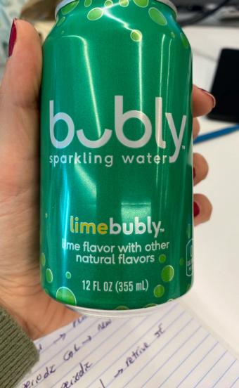 Bubly, Bubly Lime Sparkling Water 12 Oz, barcode: 0012000171246, has 0 potentially harmful, 1 questionable, and
    0 added sugar ingredients.