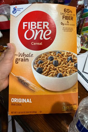 Fiber One, Fiber One With Whole Grain Original Bran Cereal 19.6 oz, barcode: 0016000157620, has 3 potentially harmful, 3 questionable, and
    0 added sugar ingredients.