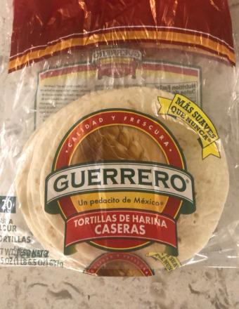 Guerrero, Guerrero Tortillas 20 ea, barcode: 0048564070022, has 4 potentially harmful, 7 questionable, and
1 added sugar ingredients.