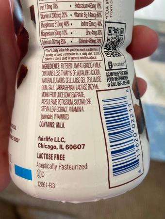 Fairlife, Fairlife Protein, barcode: 0811620022118, has 5 potentially harmful, 2 questionable, and
    0 added sugar ingredients.