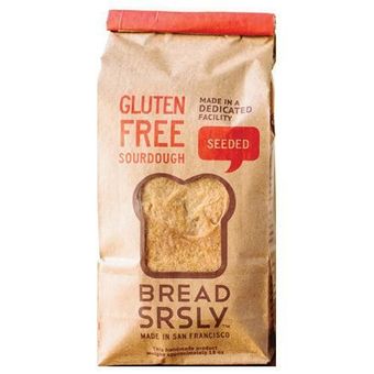 Bread Srsly Llc, SEEDED SOURDOUGH GLUTEN-FREE BREAD, SEEDED SOURDOUGH, barcode: 0865021000022, has 0 potentially harmful, 1 questionable, and
    0 added sugar ingredients.