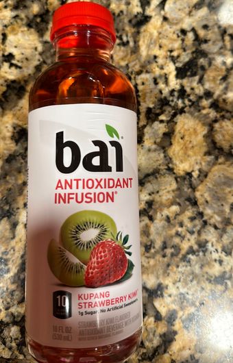 Bai, Bai Antioxidant Infusion Antioxidant Beverage 18 Fl Oz, barcode: 0813694025743, has 0 potentially harmful, 4 questionable, and
    0 added sugar ingredients.