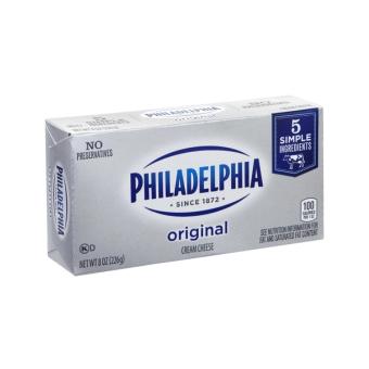 Philadelphia, Philadelphia Original Cream Cheese, 8 oz Box, barcode: 0021000612239, has 0 potentially harmful, 0 questionable, and
    0 added sugar ingredients.