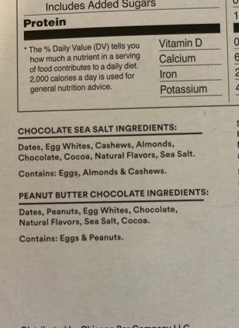 Rx Bar, RX Bar Mixed Flavors, barcode: 0193908030818, has 0 potentially harmful, 1 questionable, and
    0 added sugar ingredients.