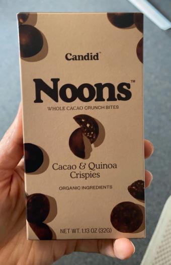 Candid, Noons Whole Cacao Crunch Bites - Cacao & Quinoa Crispies, barcode: 0850011583098, has 0 potentially harmful, 0 questionable, and
    1 added sugar ingredients.