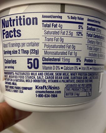 Philadelphia, Philadelphia Whipped Original Cream Cheese Cup (41648-00001 - C3434169) 8 oz (226g) English, barcode: 0021000619849, has 0 potentially harmful, 3 questionable, and
    0 added sugar ingredients.