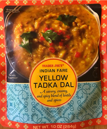 Trader Joe's, Trader Joe's Yellow Tadka Dal, barcode: 0000000614047, has 0 potentially harmful, 2 questionable, and
    0 added sugar ingredients.