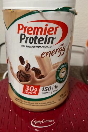 Premier Protein, Premier Protein Cafe Latte 100% Whey Protein Powder 23.9 oz, barcode: 0643843717362, has 3 potentially harmful, 1 questionable, and
    0 added sugar ingredients.