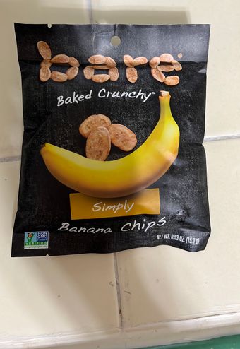 Bare, Bare Baked Crunchy Simply Banana Chips 0.53 Oz, barcode: 0013971003338, has 0 potentially harmful, 0 questionable, and
    0 added sugar ingredients.