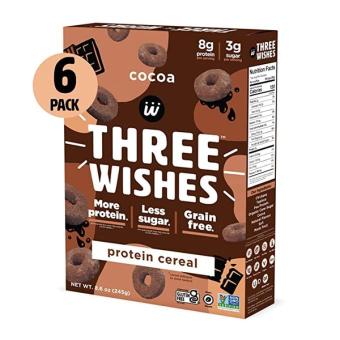 Three Wishes Foods Inc., Three Wishes - Cocoa, barcode: 850016813008, has 0 potentially harmful, 1 questionable, and
    2 added sugar ingredients.
