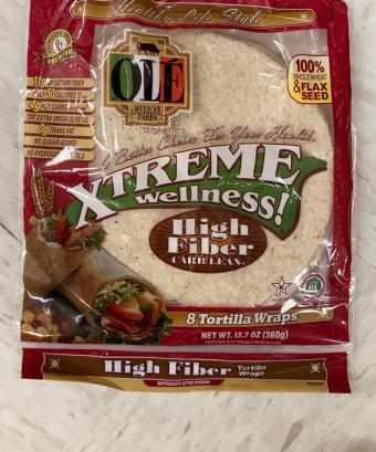 Ole Mexican Foods, Inc., HIGH FIBER CARB LEAN TORTILLA WRAPS, barcode: 0027331032128, has 4 potentially harmful, 4 questionable, and
    0 added sugar ingredients.