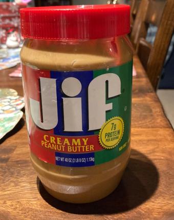 Jif, Jif Peanut Butter 40 oz, barcode: 0051500720011, has 1 potentially harmful, 1 questionable, and
    2 added sugar ingredients.